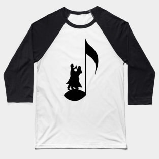 Dancing on the musical note Baseball T-Shirt